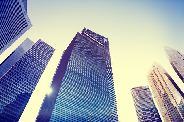 Contemporary Architecture Office Building Cityscape